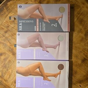 Silk Impressions Pantyhose Bundle In Plus Size XXXL